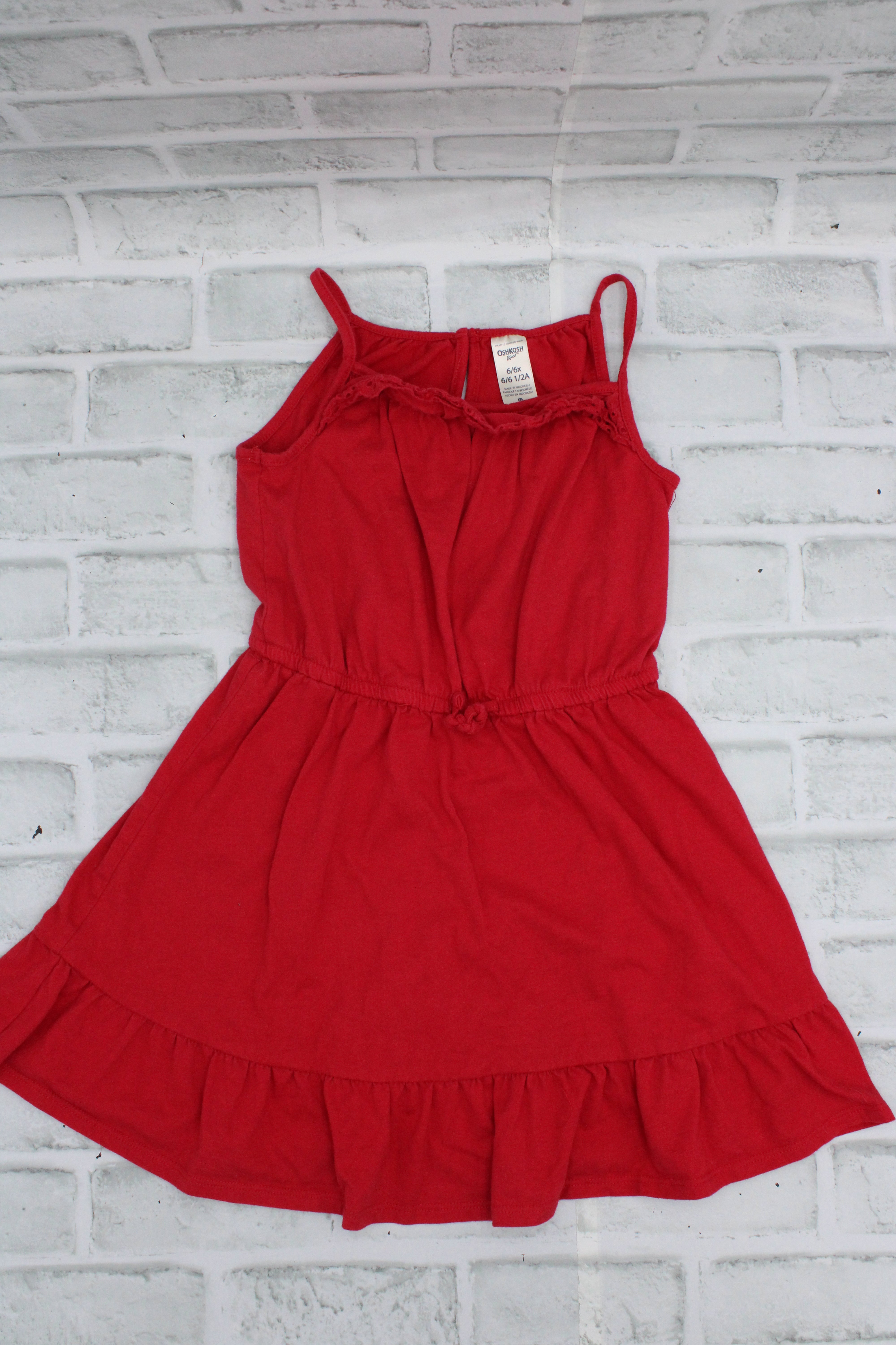 Osh Kosh, Red Lace Designed Dress, Size 6/6X – Mini Moose Consignment Ltd